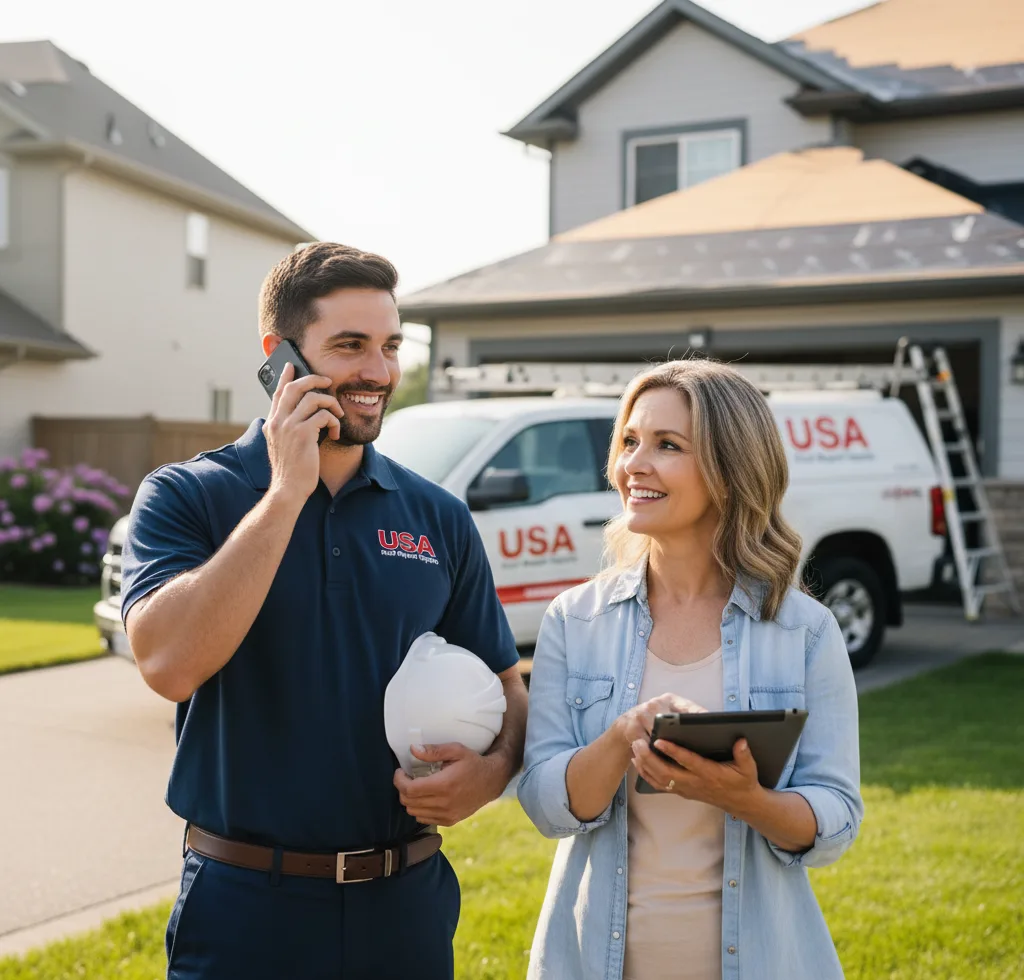 USA Roof Repair Experts customer support in West Burlington